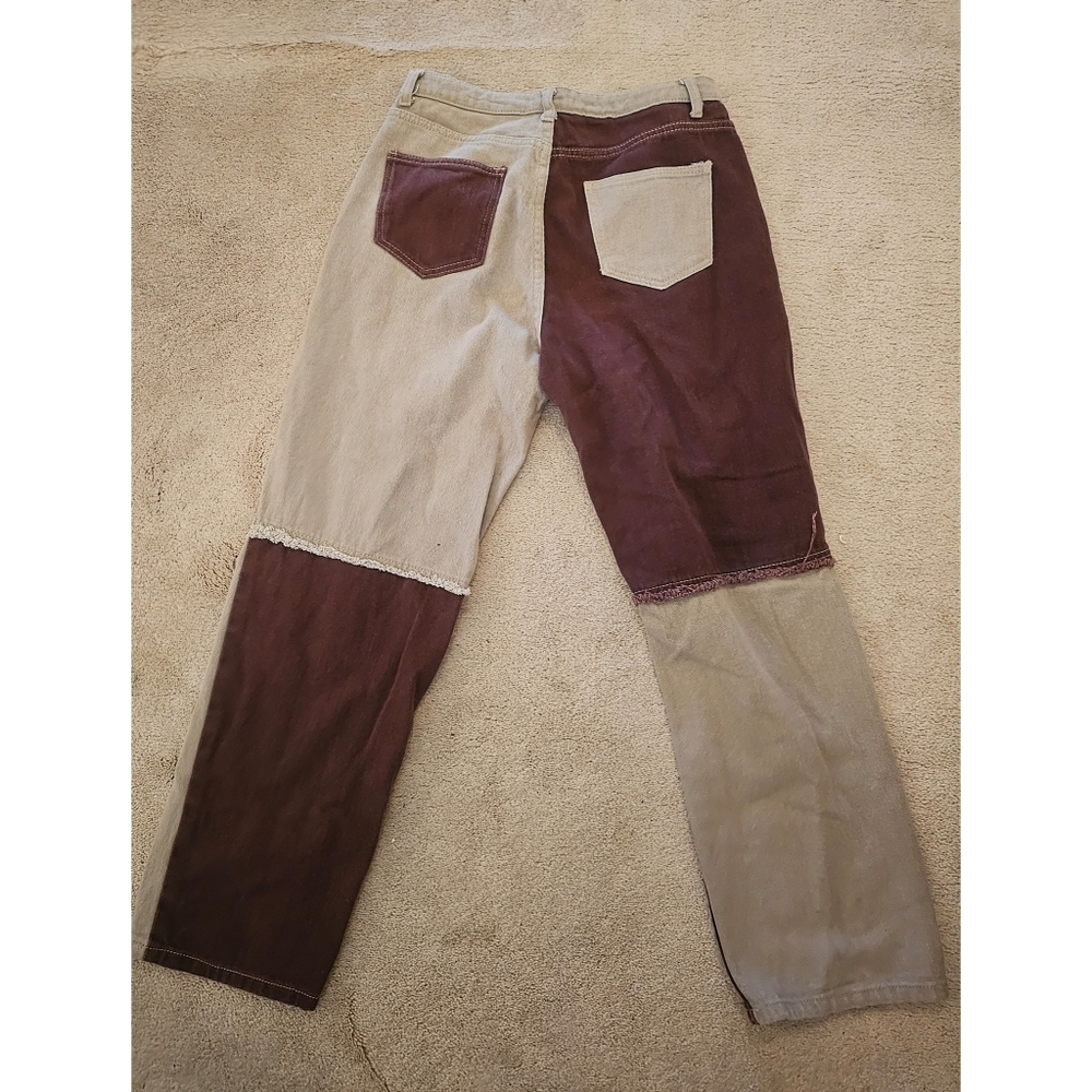 Fall Colorblock Jeans - Picture 3 of 5